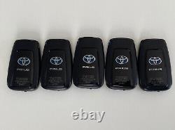 Lot De 5 Toyota Prius Smart Keyless 3 Boutons Télécommandes Hyq14fbc Usine Oem