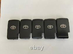 Lot De 5 Toyota Prius Smart Keyless Remotes M0zb31eg Usine Remotes Oem