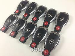 Lot Original De 10 Mercedes Benz 3-bouton Smart Key Moins Entrée En Vrac Oem À Distance