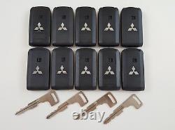 Lot Original De 10 Mitsubishi 08-20 Oem Smart Key Moins D'entrée À Distance Fob USA Bulk