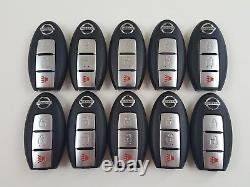 Lot Original De 10 Nissan 11-18 Oem Smart Key Moins Entrée Télécommande 3 Boutons Fob USA