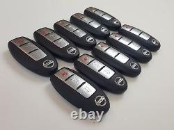 Lot Original De 10 Nissan 11-18 Oem Smart Key Moins Entrée Télécommande 3 Boutons Fob USA