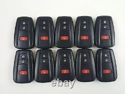 Lot Original De 10 Toyota Rav4 19-21 Oem Smart Key Moins D'entrée À Distance 3 Boutons Nous