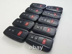 Lot Original De 10 Toyota Rav4 19-21 Oem Smart Key Moins D'entrée À Distance 3 Boutons Nous