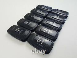 Lot Original De 10 Toyota Rav4 19-21 Oem Smart Key Moins D'entrée À Distance 3 Boutons Nous