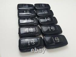 Lot Original De 10 Toyota Rav4 19-21 Oem Smart Key Moins D'entrée À Distance 3 Boutons Nous