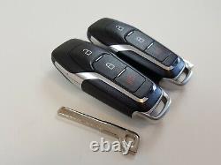 Lot Original De 2 Ford F150 15-17 Smart Key Moins D'entrée À Distance F-150 Uncut Blank