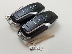 Lot Original De 2 Ford F150 15-17 Smart Key Moins D'entrée À Distance F-150 Uncut Blank