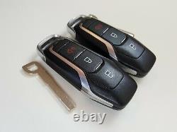 Lot Original De 2 Ford F150 15-17 Smart Key Moins D'entrée À Distance F-150 Uncut Blank