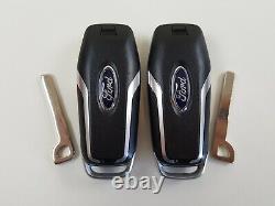 Lot Original De 2 Ford F150 15-17 Smart Key Moins D'entrée À Distance F-150 Uncut Blank