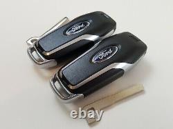 Lot Original De 2 Ford F150 15-17 Smart Key Moins D'entrée À Distance F-150 Uncut Blank