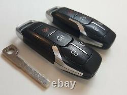 Lot Original De 2 Ford Mustang 15-17 Oem Smart Key Moins Entrée À Distance Découpé