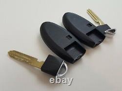 Lot Original De 2 Nissan 11-18 Oem Smart Key Moins D'entrée Fob À Distance Non Coupé Blank