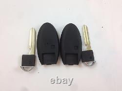 Lot Original De 2 Nissan Leaf 13-17 Oem Smart Key Moins D'entrée Télécommande Découpée Outlet