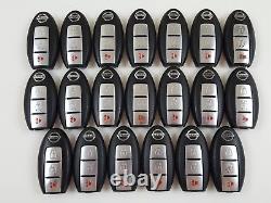 Lot Original De 20 Nissan 07-13 Smart Key Moins D'entrée À Distance Oem USA Fob Twist Us