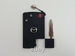 Mazda 07-11 Oem Smart Key D'origine Moins D'entrée Télécommande Non Coupé Insert Blanc Fob USA