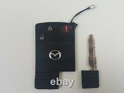 Mazda Originale 07-11 Oem Fob Smart Key Moins D'entrée À Distance Blank Uncut Insert USA