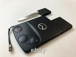Mazda d'origine 07-11 Oem Fob Clé intelligente d'entrée sans clé Télécommande vierge Insérer non coupée USA