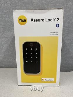 NOUVEAU ? Yale Assure Smart Lock 2 Écran tactile en nickel satiné ? NOUVEAU