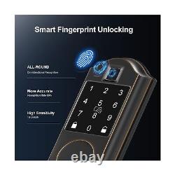 Narpult Smart Lock, Serrure électronique intelligente, Serrure de porte à entrée sans clé, Empreinte digitale