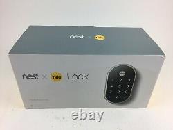 Nest X Yale Lock Smart Door Lock Satin Nickel Avec Connect Keyless