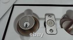 Niveau Lock+ Serrure Intelligente Plus Clefs Apple Home Smart Deadbolt (Nickel Satiné)