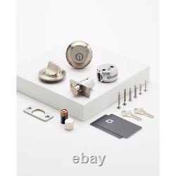 Niveau Verrouillage Verrou Intelligent Touch Edition Smart Deadbolt Entrée sans clé, Nickel satiné