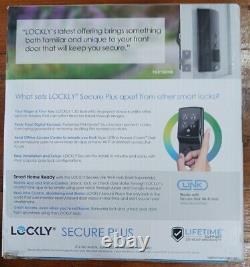 Nouveau Lockly Secure Plus Deadbolt Smart Fingerprint Lock Matte Black Pgd728fmb