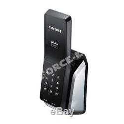 Nouveau Samsung Ezon Push-pull Shs-p520 Sans Clé Smart Lock Numérique + Rfid Pin Serrure