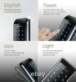 Nouveau Samsung Shs-2920 Clés Moins Tactiles Serrure De Porte Intelligente Numérique Avec Étiquettes Clés 2ea