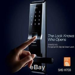 Nouveau Samsung Shs-h700 Serrure Numérique Smart Keyless Touch Serrure De Porte Avec Des Clés