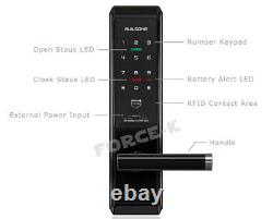Nouveau Smart Digital Doorlock Buildone Bo-d3000s Keyless Lock Passcode+rfid 2way