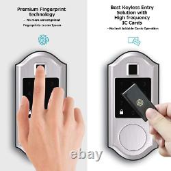 Nouvelle Marque Narpult Fingerprint Smart Lock, Entrée Sans Clé, Deadbolt Électronique