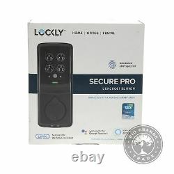 Open Box Lockly Pgd728wvb Keyless Entry Smart Door Lock En Bronze Vénitien