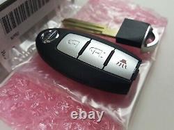 Original Nissan 15-18 Smart Classe Moins Installation Oem Fob 433mhz Vus Blanc Uncut