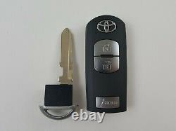 Original Toyota Yaris Ia 17-20 Oem Fob Smart Clés D'entrée Moins Inscrire Uncut Insert
