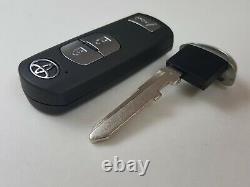 Original Toyota Yaris Ia 17-20 Oem Fob Smart Clés D'entrée Moins Inscrire Uncut Insert