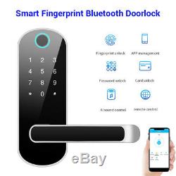 Porte D'empreintes Digitales Intelligente Bluetooth Locks Code Carte Wifi Sans Clé Accueil Boutique Serrure