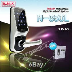Ramax Numérique Intelligent N-650l Serrure Sans Clé Verrouillage Passcode + Rfid + Mécanique Clé