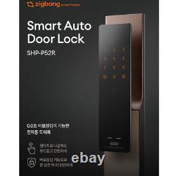 SAMSUNG zigbang SHP-P52R Serrure de Porte Intelligente Numérique sans Clé avec Carte Push Pull Auto Nouvelle