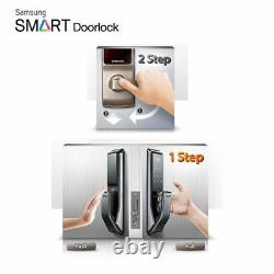 Samsung Keyless Smart Digital Door Serrure Push & Pull Shp-dp710 + 2 Balises Clés Express