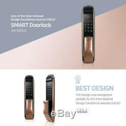 Samsung Sds Shs-dp820 Push Pull Poignée Sans Clé Numérique Intelligent De Verrouillage De Porte Mortaise