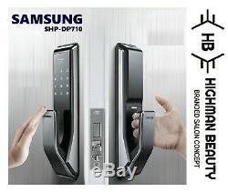 Samsung Shp-dp710 Clé Moins Push Pull Numérique Intelligent De Verrouillage De Porte Avec Les Cartes À Distance K +