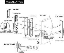 Samsung Shp-dp710 Pull-doorlock Clé Moins Push Pull Digital Smart Door Lock Au