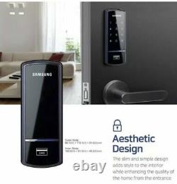 Samsung Shs-1321 Serrure De Porte Numérique, Rim Deadbolt, Écran Tactile, Sans Clé Korean Made