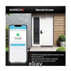 Samtech t Smart Lock, Entrée sans clé, Empreinte digitale, Serrure de porte intelligente avec poignée