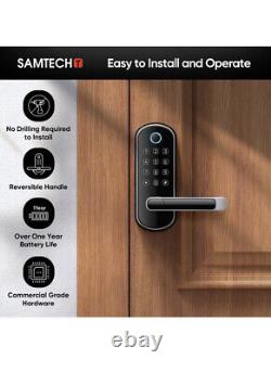 SamtechT Smart Lock, Serrure de porte sans clé, Serrure de porte à empreinte digitale, Serrure de porte intelligente