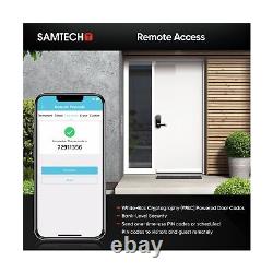 SamtechT Smart Lock, Serrure de porte sans clé, Serrure de porte à empreinte digitale, Verrouillage de porte intelligent