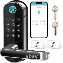 SamtechT Smart Lock, Serrure de porte sans clé, Serrure de porte intelligente, Serrure de porte à empreinte digitale