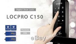 Sans Clé De Verrouillage Locpro C150 Numérique Intelligent De Sécurité Serrure D'entrée + 4 Passcode Rfid